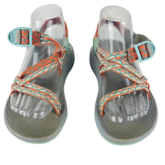 Chaco Womens 6 Classic Paloma Tangerine Sandals Outdoor Hiking J106096 Comfort - Picture 4 of 16